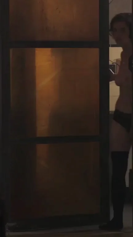Liv Lisa Fries Teasing Tits & Ass in Black Thong Boots 🔥🍑