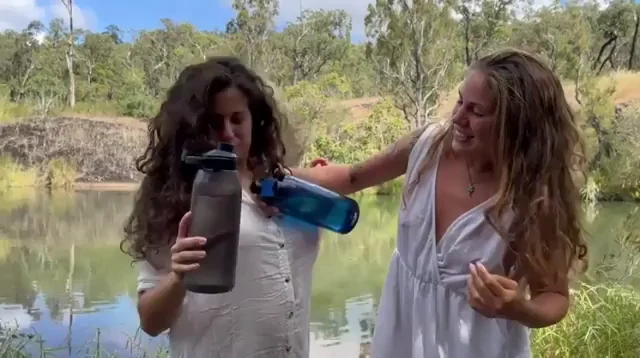 Wet shirt contest!
