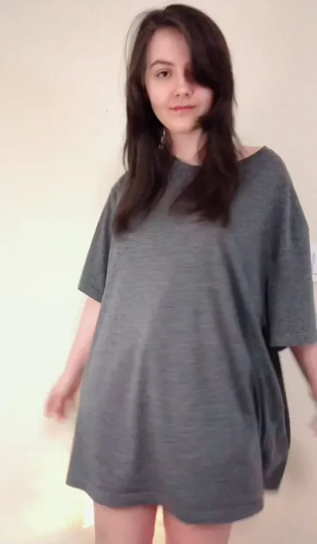 Your Oversized Shirt Slips Off My Perky Tits 😈👚💦