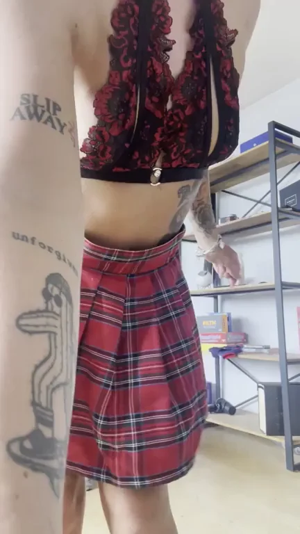 Do you want to fuck me in my school skirt?
