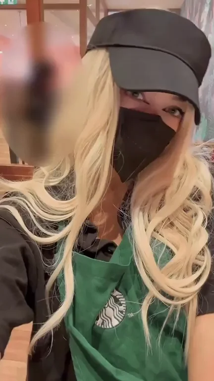 Extra Cream in Your Coffee? Starbucks Slut's Ready to Serve 🍦☕💦