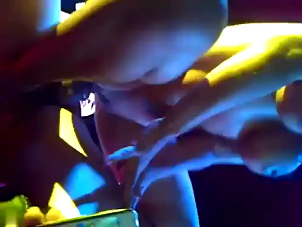 Colombian Club Slut Rides Dick in Blurry Public Heat