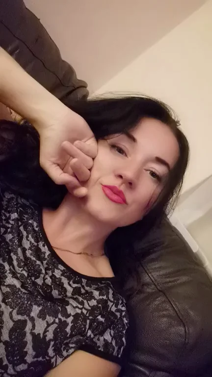 With red lips and nowhere to go