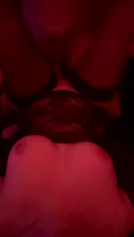 Two cocks inside you and 12 waiting