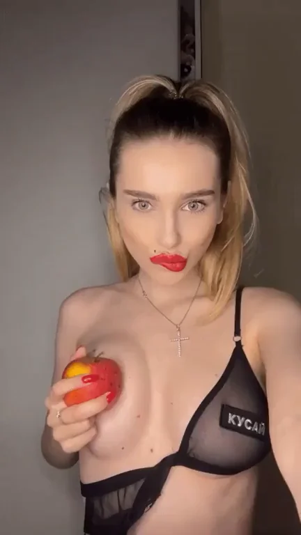 Bite apple or yummy nipple? [OC]