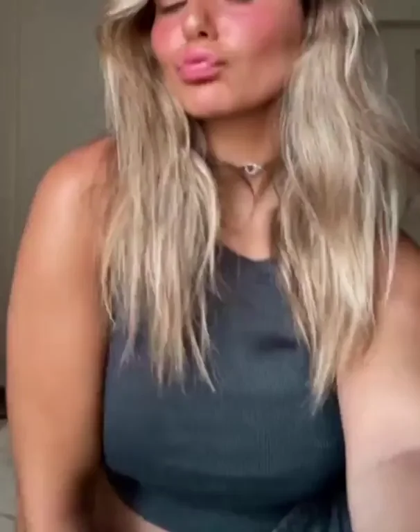 Blonde Bombshell's Busty Tease: Perfect Girlfriend Vibes