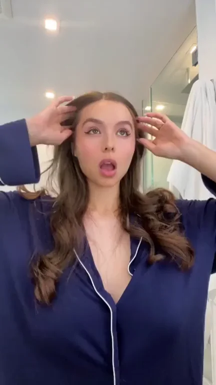 She is blue
