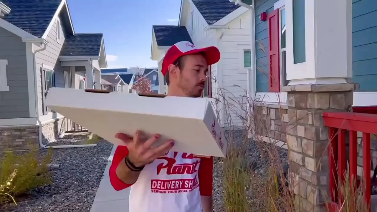 Giving the pizza boy an extra tip