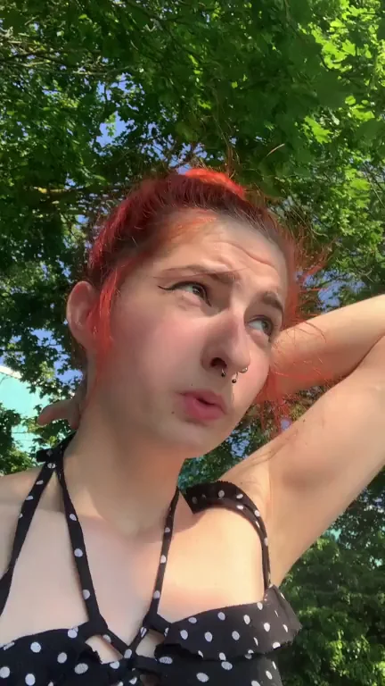 Showing myself off in public