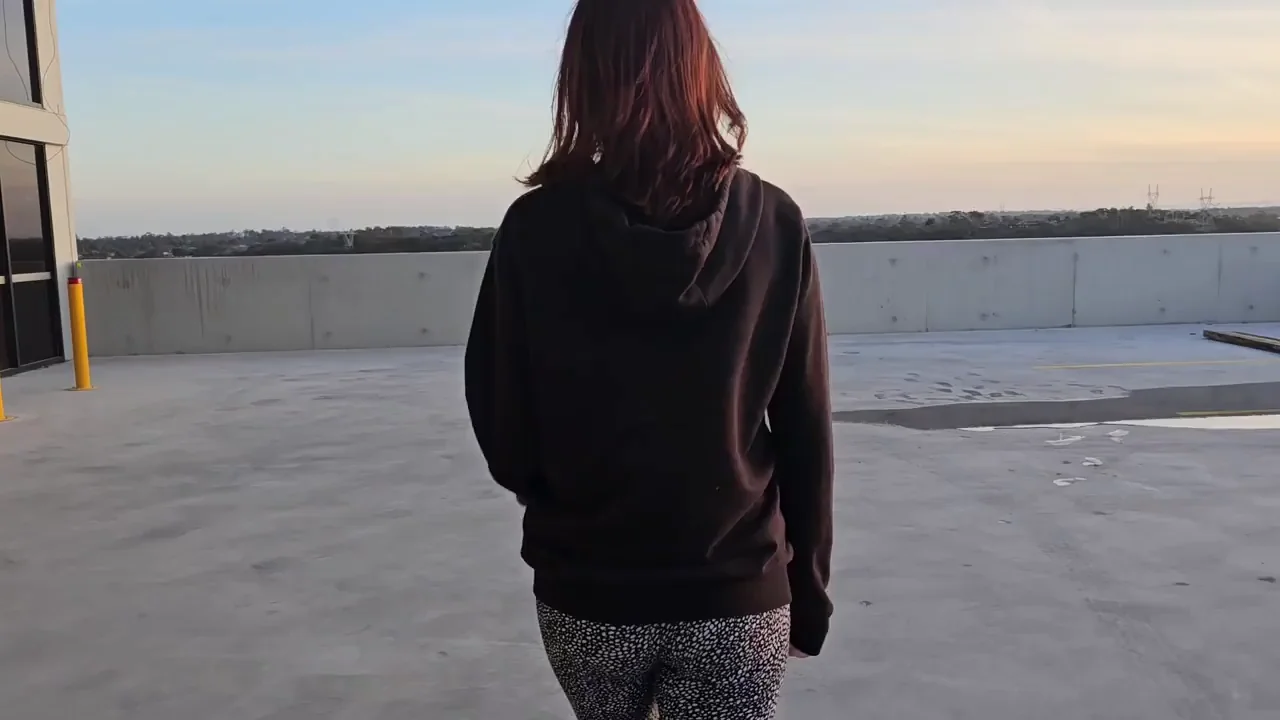 I love the risk of flashing in public