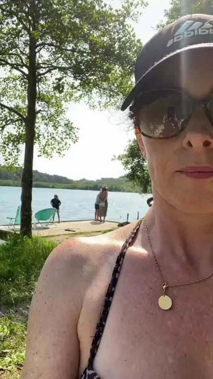 Oops! Sent My Slutty Lake Selfie to Family WhatsApp 😈💦