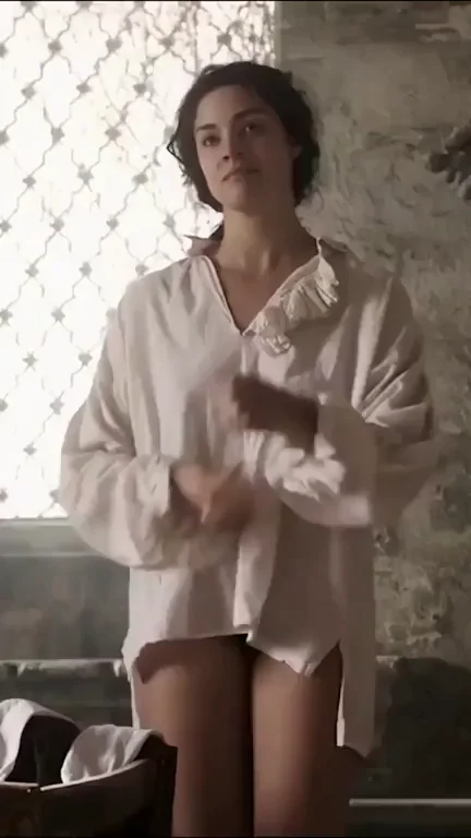 Natalie Madueño's Teasing Sheer Shirt Bare Legs Exposure