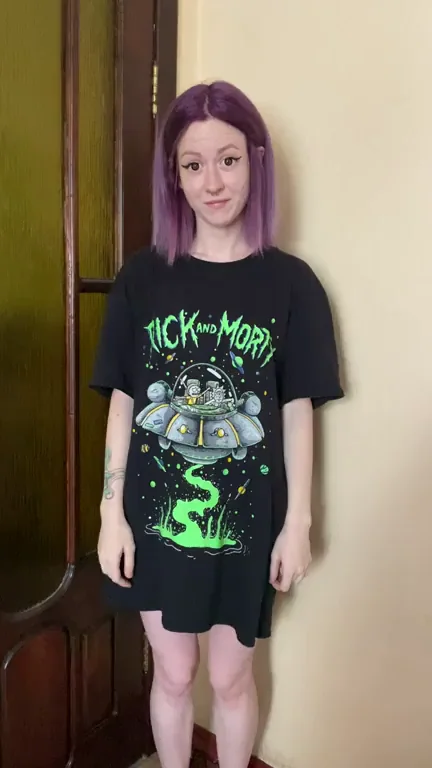 Purple-Haired Slut's Perfect Grab-Waist Tease