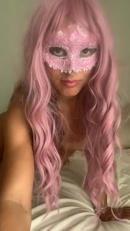 Pink-Haired Masked Slut Craves Brutal Forceful Pounding