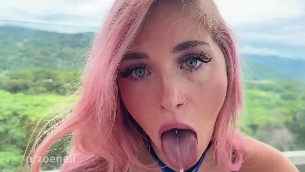 sucking his balls and worshipping his dick in the rainforest