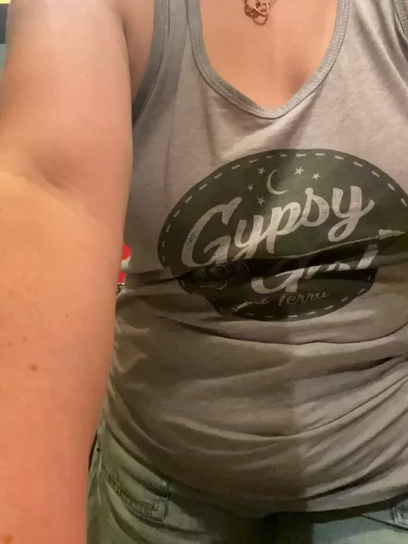37F Gypsy Milf's Brewery Hop Tease: Massive Tits Spilling Out