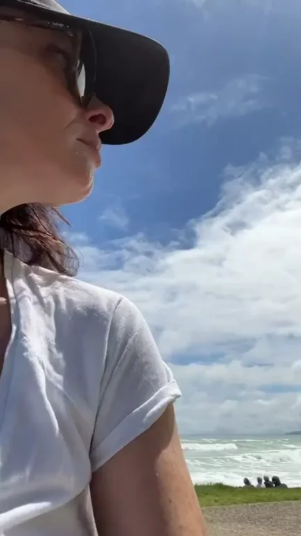 Oops, Sent Stepson My Outdoor Tit Tease Selfie!