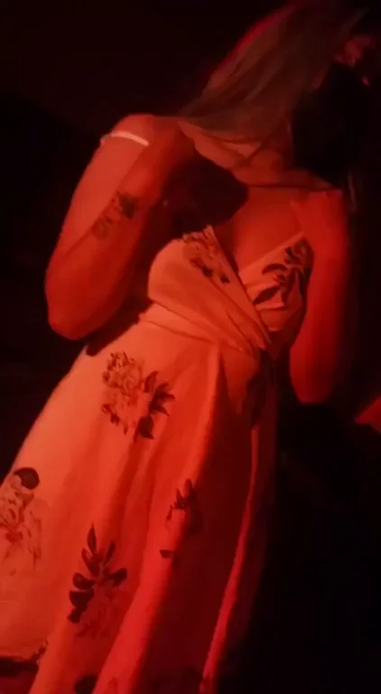 Would you help me take off my dress?