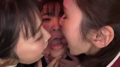 😈 Sloppy Wet Face Licking Frenzy from YRLL-003 💦👅