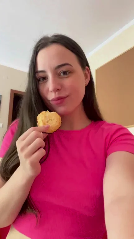 Milking Cock Tease: Busty Babe's Pink Top Titty Promise