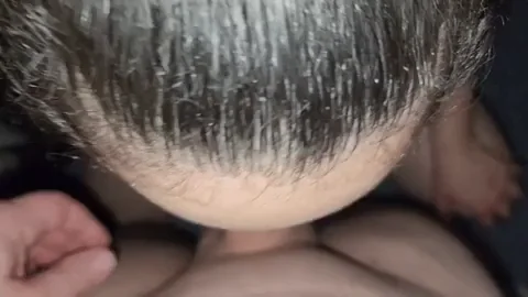 Hotwife facial @ adult cinema with stranger
