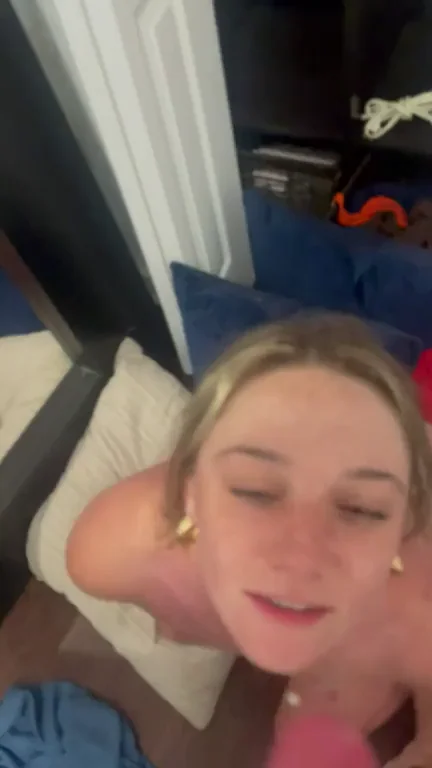 Freckle-Covered Cumslut Begs for Loads All Over Her Cute Face 🤤💦