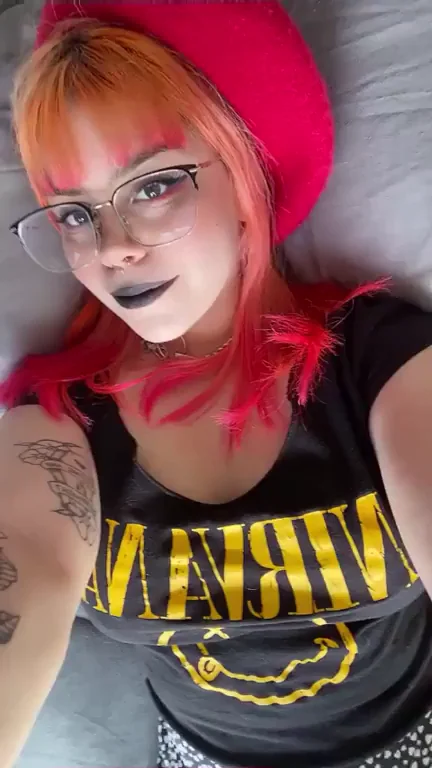 Goth Slut Fuckdoll Teases Her Massive Tits 😈🔥