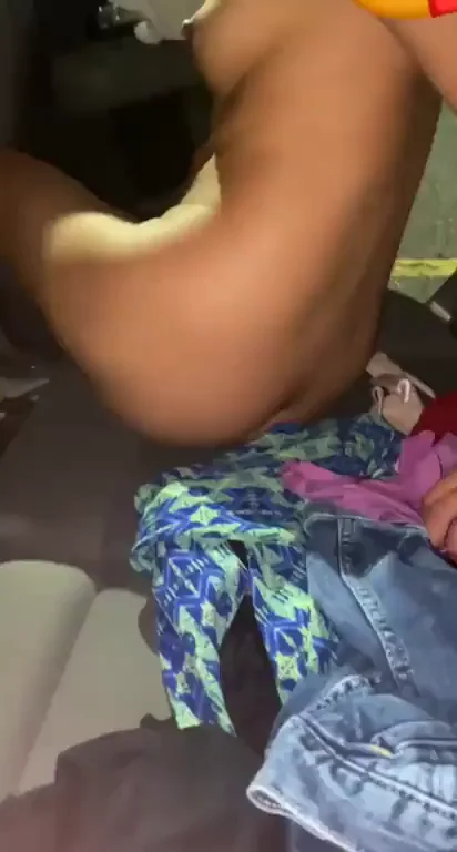 After I fucked her brains out I convinced my girl to go out naked! Security must’ve been happy seeing that in their cameras!