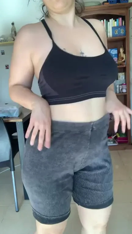 Can you help me pull up my yoga pants?