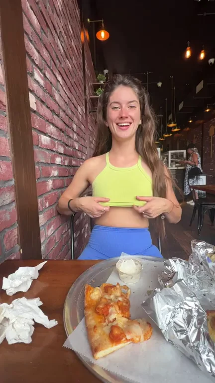 The best combo out there- pizza & boobs