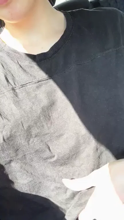 😈 Strangers Grin Big When This Slut Flashes Her Tits from the Car! 🚗💦