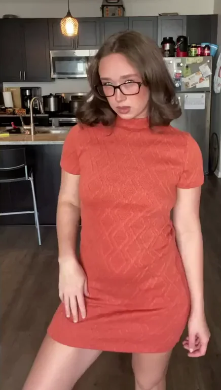 Slutty Wife Strips Her Tight Red Dress for Your Reward 🍑🔥