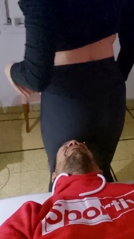 I take a seat in your dominated face