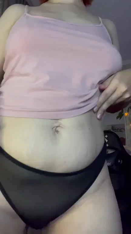 Morning Saggy Tit Tease Dance