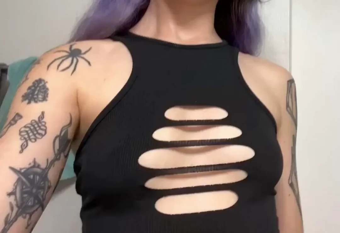 Petite Slut Teases: Squeeze My Perky Tits or Suck 'Em First? 🤤💦