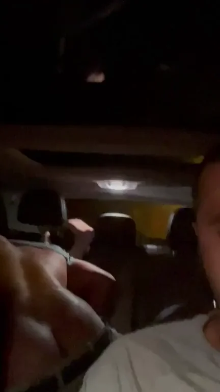 4'10" Tiny Asian Hotwife's Car Quicky with BBC Buddy After Bar 🍆🚗💦