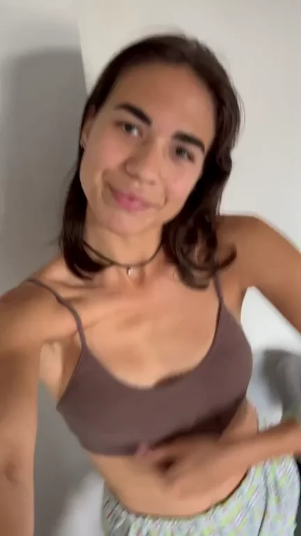 Cutest Petite Teen's On-Off Tease with Massive Tits