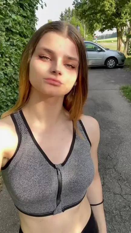 enjoying the sunny day, feeling the heat on my '05 nipples, hopefully my step bro dont see this