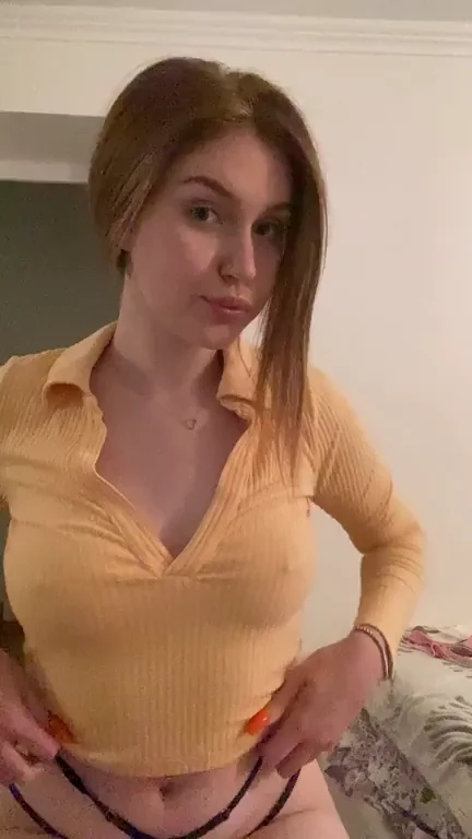 would you titty fuck my perky naturals? (oc)