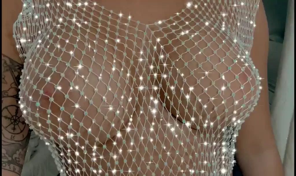 Glittery Tits Tease 💎🔥