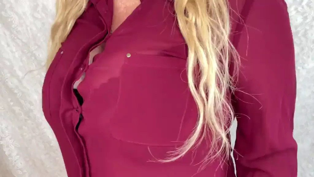 Buttons Straining Over Massive Tits 🍒💥