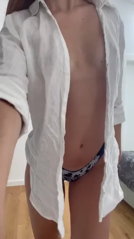 Teasing My Perky B-Cups in an Open Shirt, Love Ya If You Like