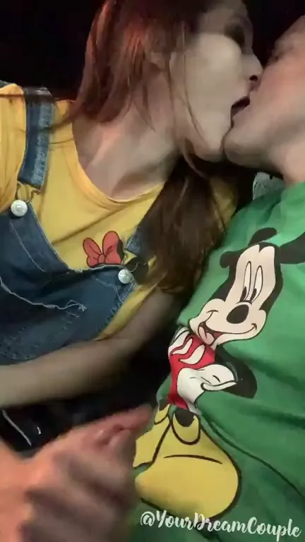 Stealing kisses and sucks in the car wash! [GIF]