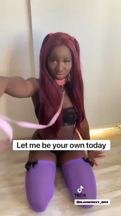 Ebony TikTok Slut Begs: Make Me Your Cum Whore Today! 💦🍆👅
