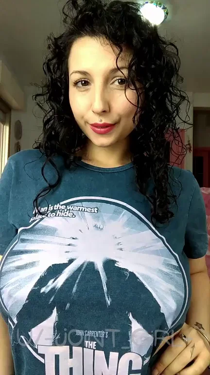 I'm just a nerdy girl with a slutty soul and huge natural tits (OC)