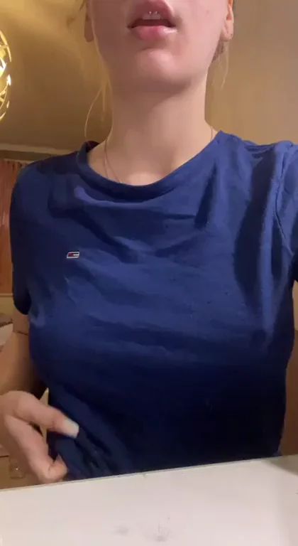 Addicted to playing with my boobs