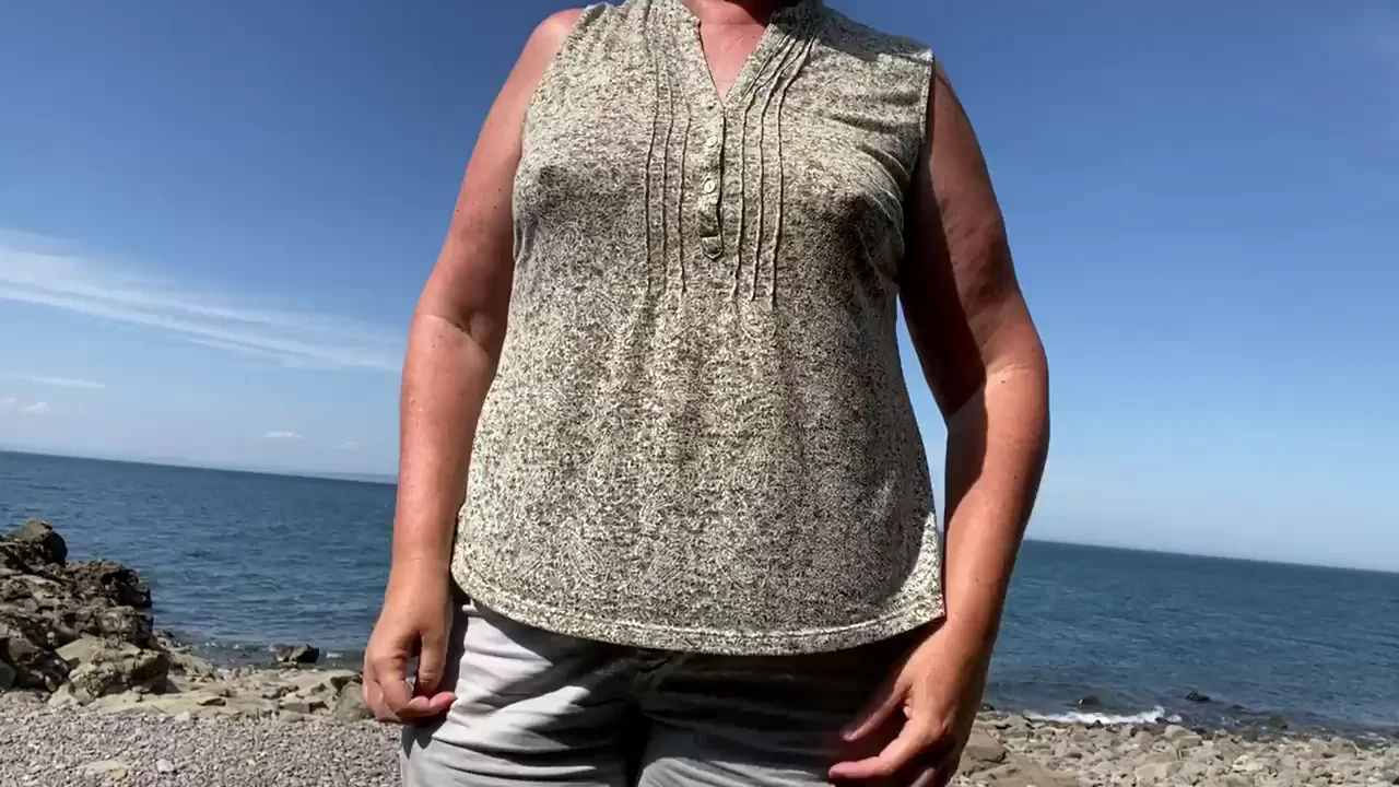 Naked on the beach ☺️