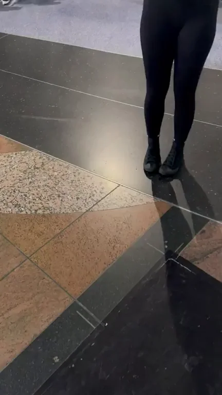 Flashing my tits waiting for the train (;