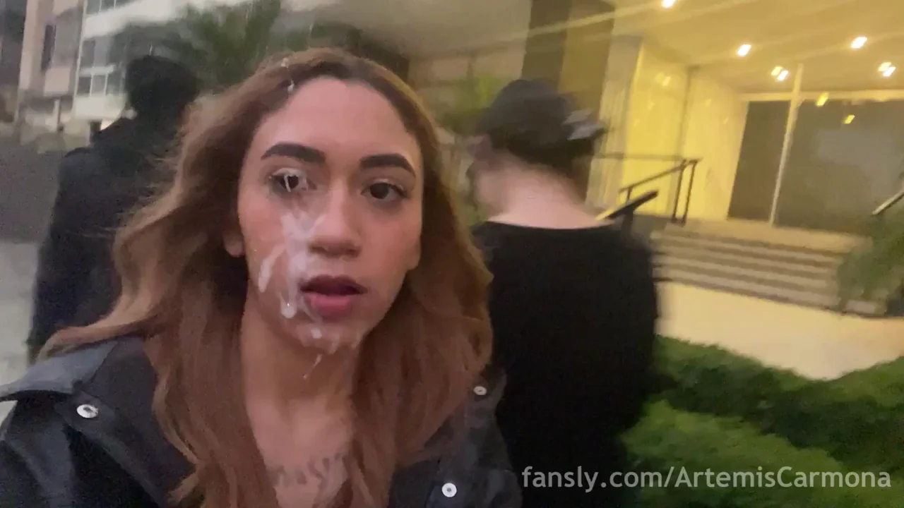 Slutty Babe's Fresh Cum Makeup Glow-Up
