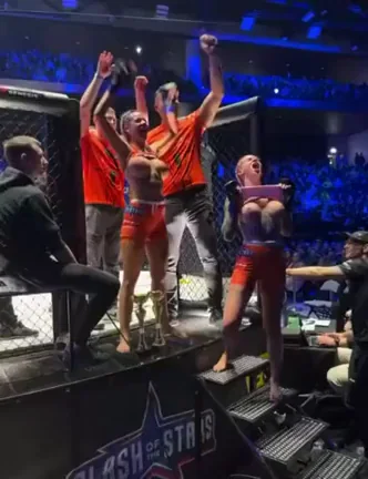 That's one way to celebrate.